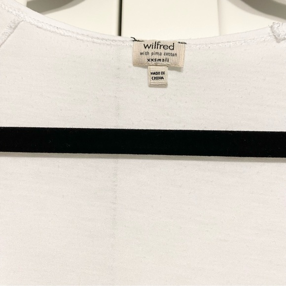 Aritzia Wilfred Free Valmere T-shirt in White - Picture 3 of 3